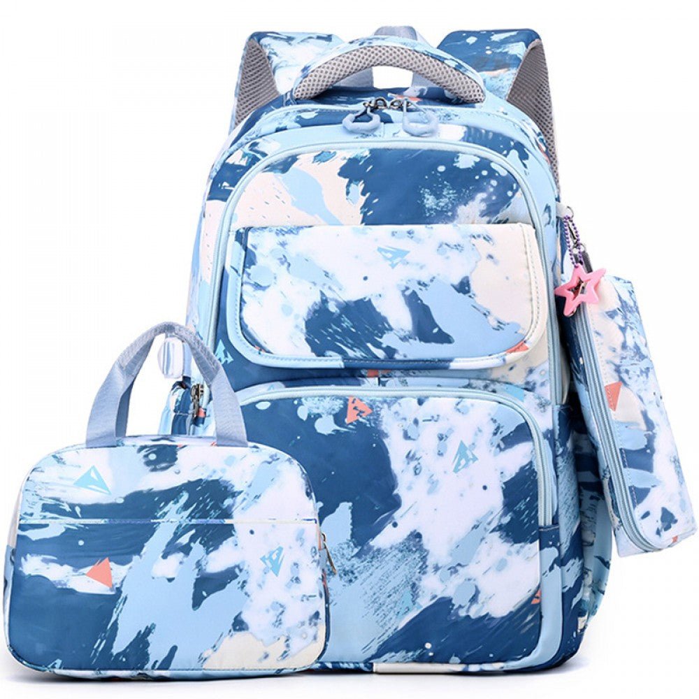 CarryQuest® Schoolrugzak Tienermeisjes – Stijlvol & Ruim – 31x15x46 cm – LaptopvakCarryQuest