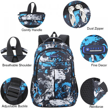 CarryQuest® Schoolrugzak voor Meisjes 1 - 6 Jaar - Cartoon Print - 32x20x46 cm - LichtgewichtCarryQuest