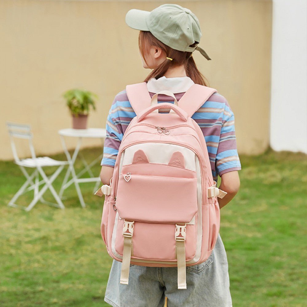 CarryQuest® Schoolrugzakset - Trendy & Ruim - Tienermeisjes - Lunchbox & PenCarryQuest