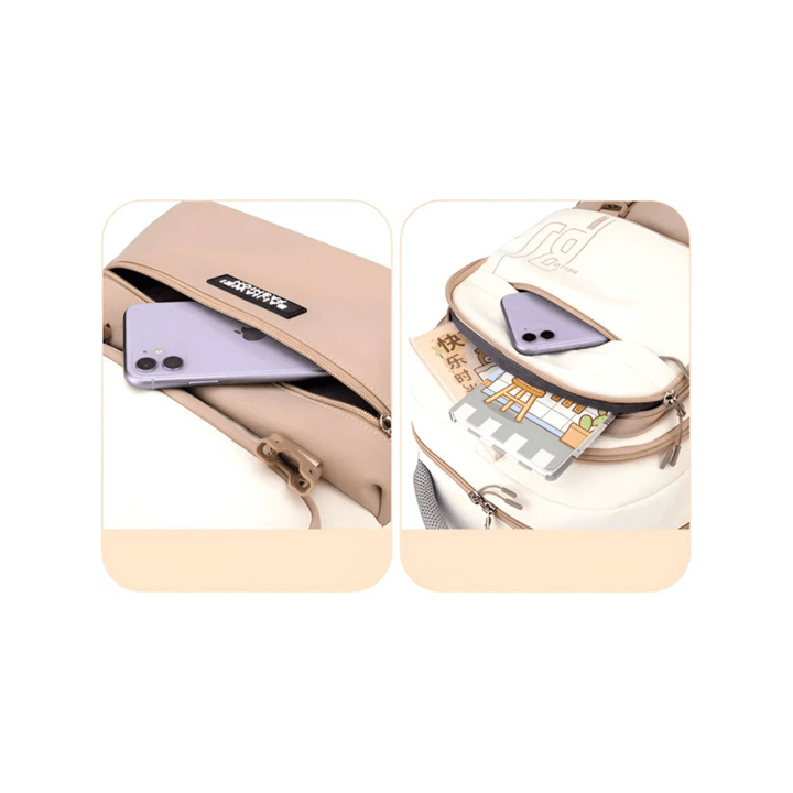 CarryQuest® - Schooltas Meisjes Jongens 7 - 12 Jaar - Basisschool Rugzak - Zwart