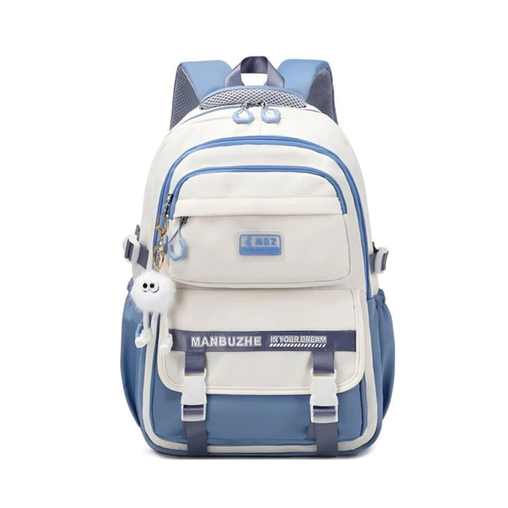 CarryQuest® - Schooltas Meisjes Jongens 7 - 12 Jaar - Duurzaam Nylon - Blauw