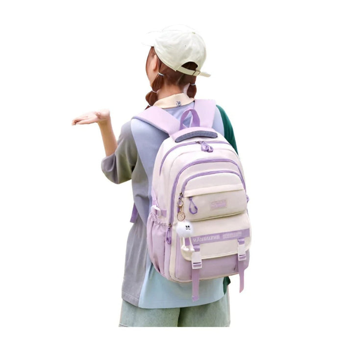 CarryQuest® - Schooltas Meisjes Jongens 7 - 12 Jaar - Duurzaam Nylon - Zwart