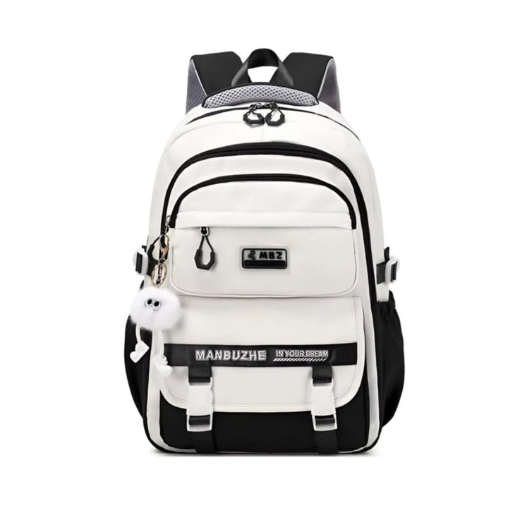 CarryQuest® - Schooltas Meisjes Jongens 7 - 12 Jaar - Duurzaam Nylon - Zwart