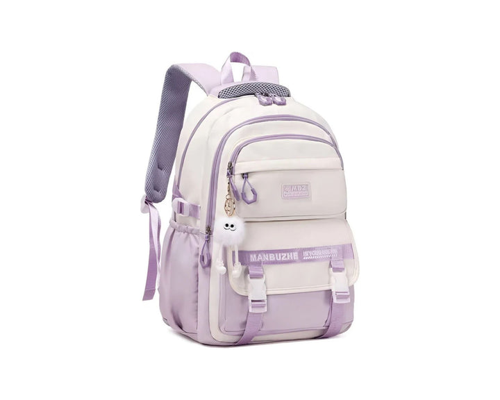 CarryQuest® - Schooltas Meisjes Jongens 7 - 12 Jaar - Duurzaam Nylon - Zwart