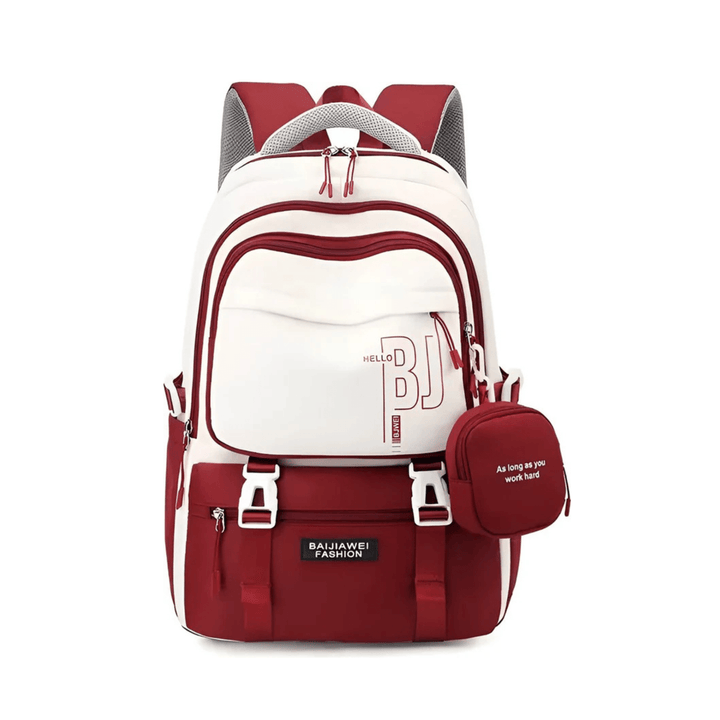 CarryQuest® - Schooltas Meisjes - Waterdicht - Schooltassen - Rood