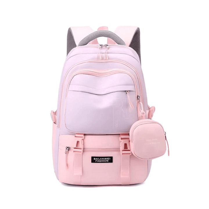 CarryQuest® - Schooltas Meisjes - Waterdicht - Schooltassen - Roze