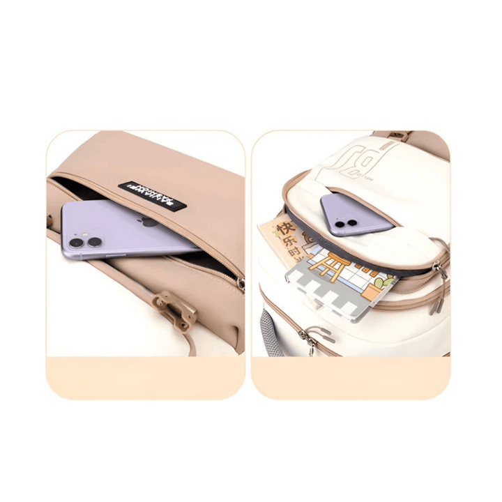 CarryQuest® - Schooltas Meisjes - Waterdicht - Schooltassen - Roze