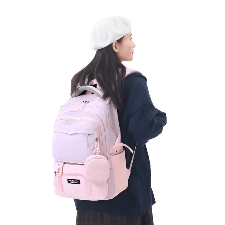 CarryQuest® - Schooltas Meisjes - Waterdicht - Schooltassen - Roze