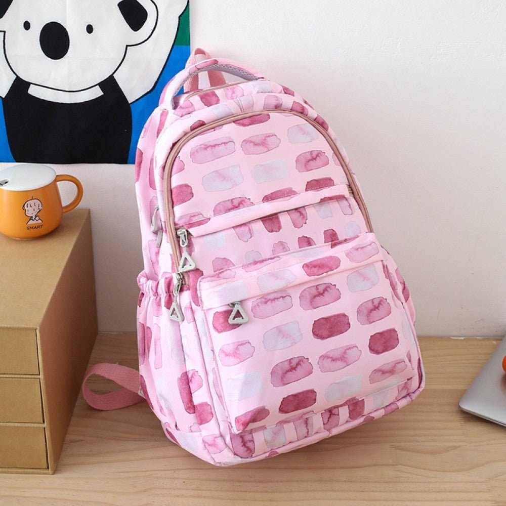 CarryQuest® Schooltas met Print - 30x13,5x46 cm - Trendy & Ruim - Ideaal voor TienersCarryQuest