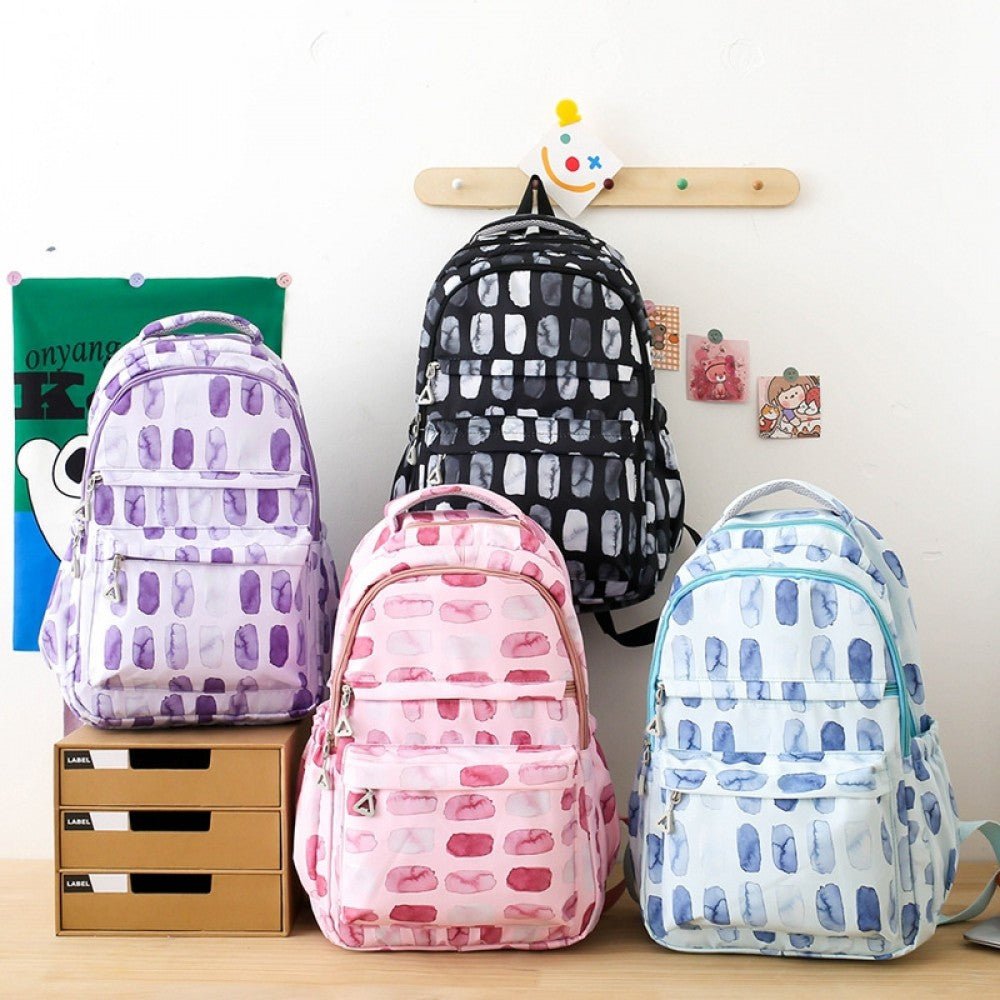 CarryQuest® Schooltas met Print - 30x13,5x46 cm - Trendy & Ruim - Ideaal voor TienersCarryQuest