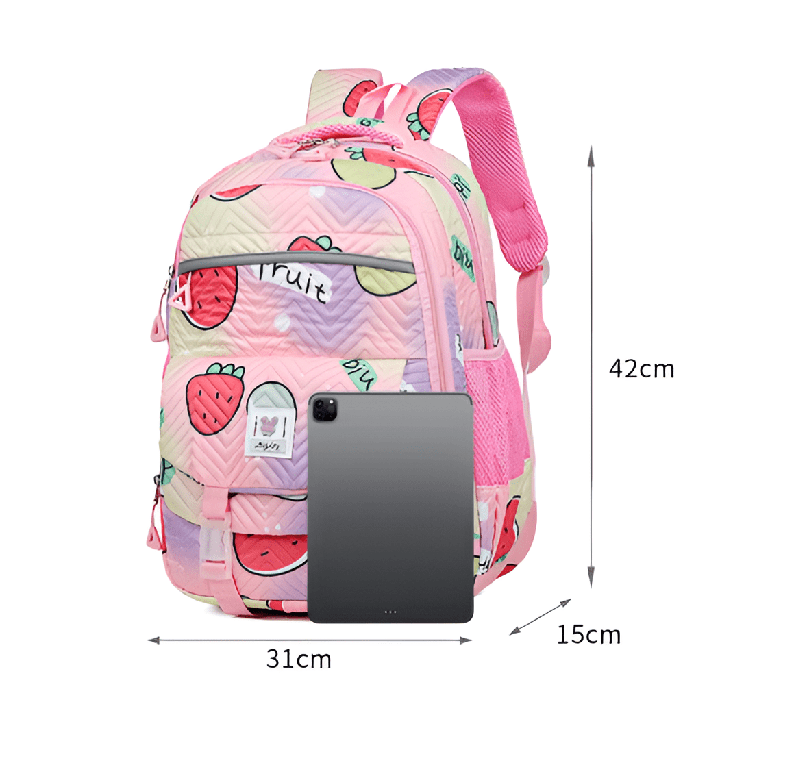 CarryQuest® - Schooltas - Rugzak - Grote Capaciteit - Nylon - 6 Kleuren - CarryQuest