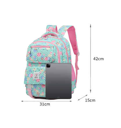 CarryQuest® - Schooltas - Rugzak - Grote Capaciteit - Nylon - 6 Kleuren - CarryQuest