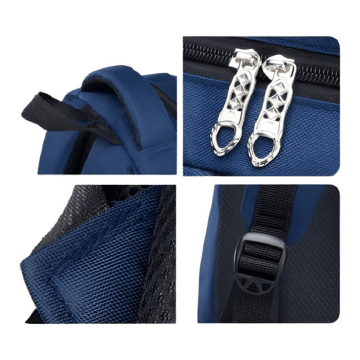 CarryQuest® - Schooltas - Waterdicht - Oxford - Ruim - Kinderen Schooltassen - Zwart