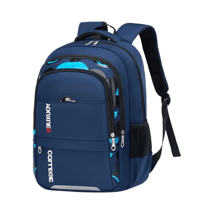 CarryQuest® - Schooltas - Waterdicht - Oxford - Ruim - Kinderen Schooltassen - Zwart
