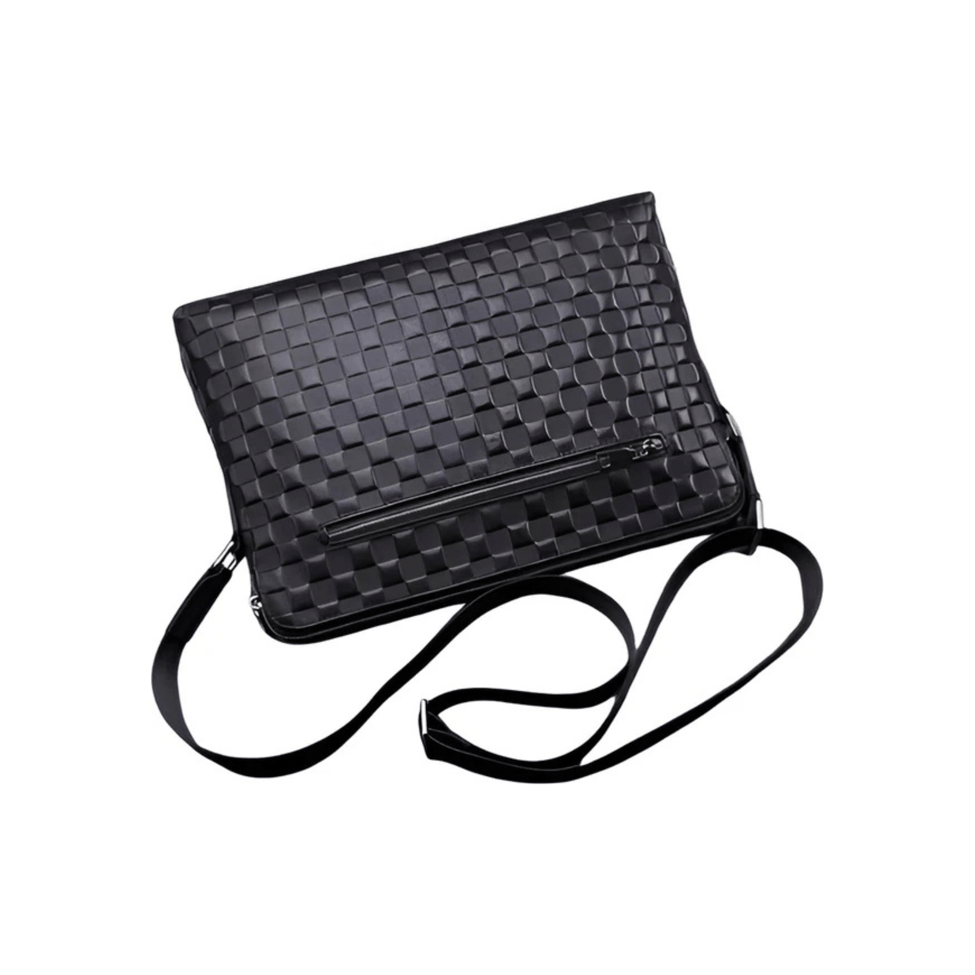 CarryQuest® - Schoudertas Crossbody Heren - Mannen - Handtas - Zwart