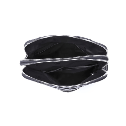 CarryQuest® - Schoudertas Crossbody Heren - Mannen - Handtas - Zwart