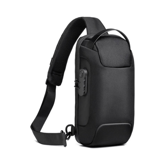 CarryQuest® - Schoudertas Heren - Stijlvolle en praktische - ZwartCarryQuestsimple