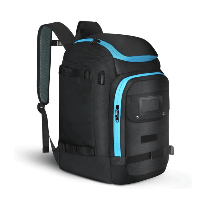 CarryQuest® - Ski - tas Outdoor Skiën - 50L - Grote Rugzak Unisex met Droog/Nat Scheiding - Waterdicht - Zwart