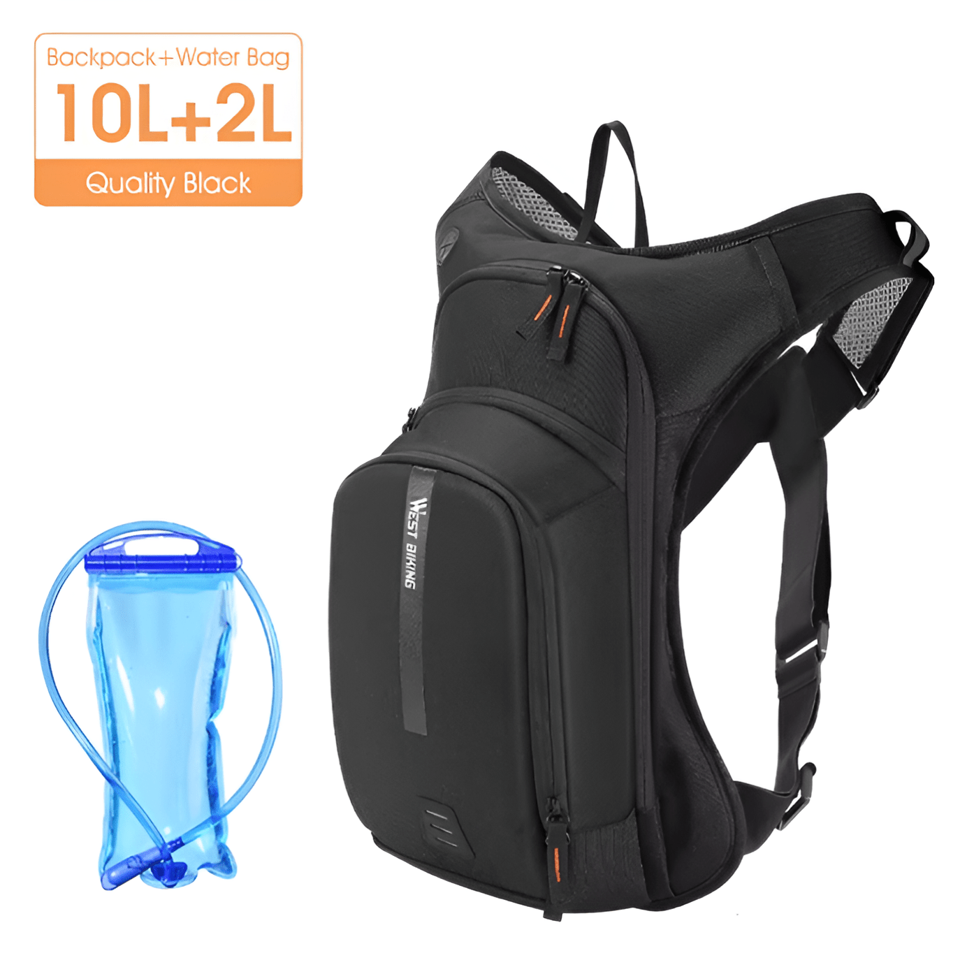 CarryQuest® - Sport Rugzak met Water Bag - Ideaal voor Outdoor Avonturen