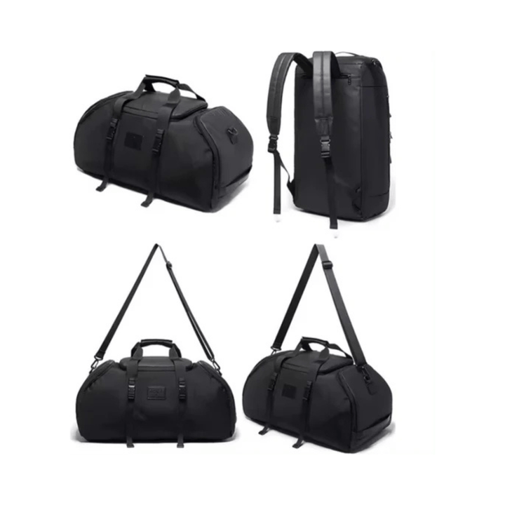 CarryQuest® - Sporttas - Sporttassen - Waterdicht - Oxford - Comfortabel - Ruim - Ritssluitingen - Stijlvol - Zwart