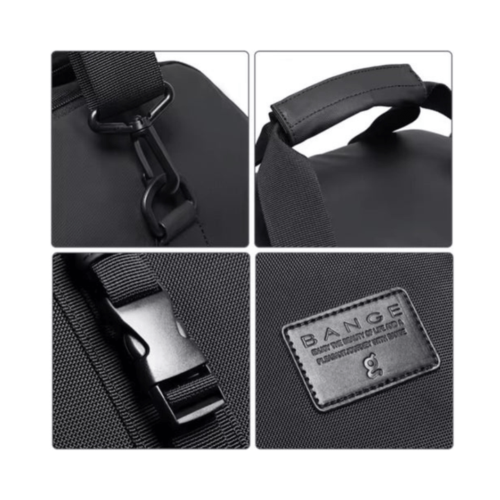 CarryQuest® - Sporttas - Sporttassen - Waterdicht - Oxford - Comfortabel - Ruim - Ritssluitingen - Stijlvol - Zwart