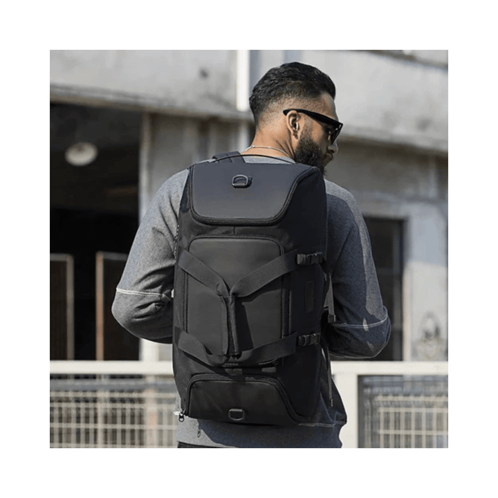 CarryQuest® - Sporttas - Sporttassen - Waterdicht - Oxford - Comfortabel - Ruim - Ritssluitingen - Stijlvol - Zwart