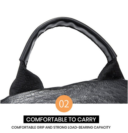 CarryQuest® Supreme Backpack – Stijlvolle & Ruime Rugzak – Perfect voor Dagelijks Gebruik & Reizen – 35x27x13 cm – PU - LeerCarryQuest®simpleNiet Klaar