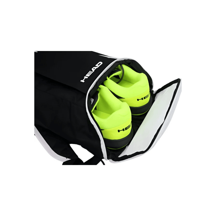 CarryQuest® - Tennis Racket - Grote Capaciteit - 1 - 2 Rackets - Tennis - Badminton - Groen