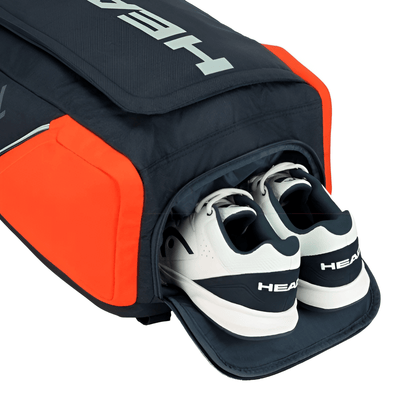 Carryquest® - Tennis Schoudertas - Ruimte voor 2 Rackets + Schoenen + Accessoires - Duurzaam Polyester - Unisex Rugzak - Squash, Tennis, Badminton, Padel