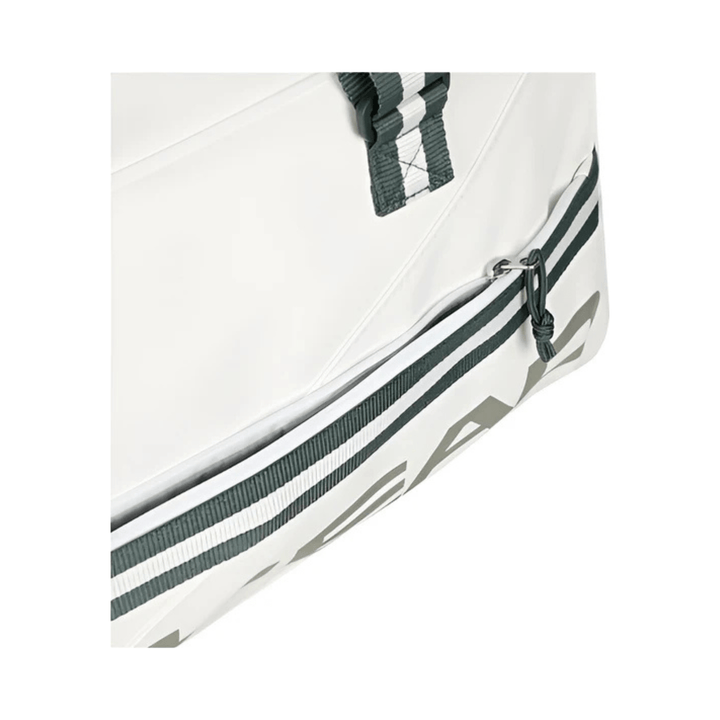 CarryQuest® - Tennistas - 40L - Wit - Schoenencompartiment - Squash - Tennis - Badminton - Wit