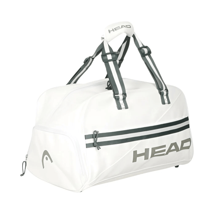 CarryQuest® - Tennistas - 40L - Wit - Schoenencompartiment - Squash - Tennis - Badminton - Wit