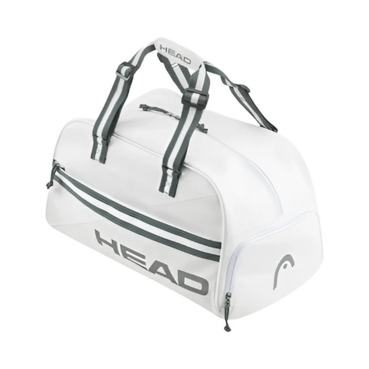 CarryQuest® - Tennistas - 40L - Wit - Schoenencompartiment - Squash - Tennis - Badminton - Wit