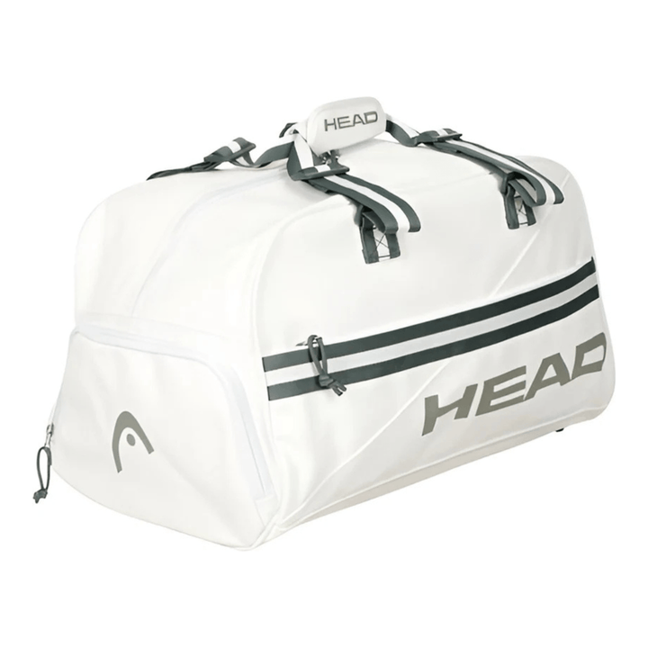 CarryQuest® - Tennistas - 40L - Wit - Schoenencompartiment - Squash - Tennis - Badminton - Wit