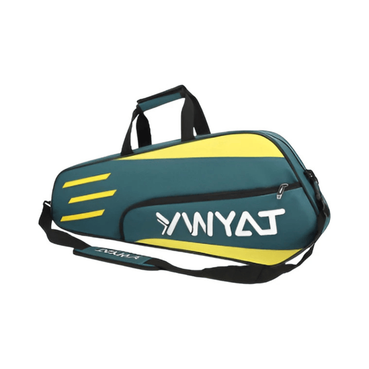 CarryQuest® - Tennistas - Badminton Tas - Blauw/Geel