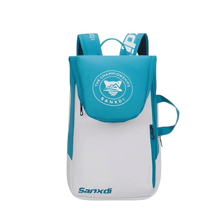 CarryQuest® - Tennistas - Opvouwbare Tennis Rugzak - Squash - Badminton - Padel - Blauw