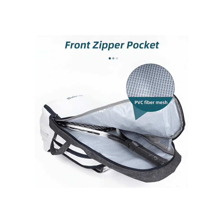 CarryQuest® - Tennistas - Opvouwbare Tennis Rugzak - Squash - Badminton - Padel - Paars