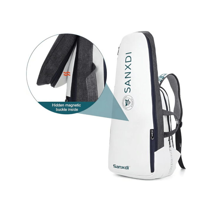 CarryQuest® - Tennistas - Opvouwbare Tennis Rugzak - Squash - Badminton - Padel - Paars