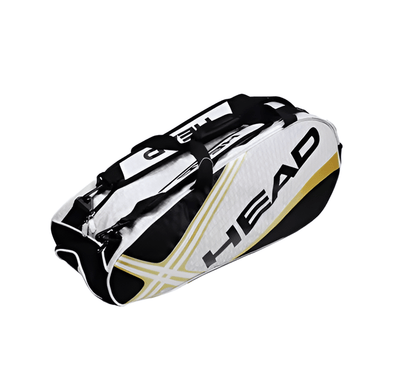 Carryquest® - Tennistas - Padeltas - Badminton Tas - Ruime Capaciteit voor 3 - 6 Rackets - Duurzaam en Stijlvol Design - Verstelbare Draagopties