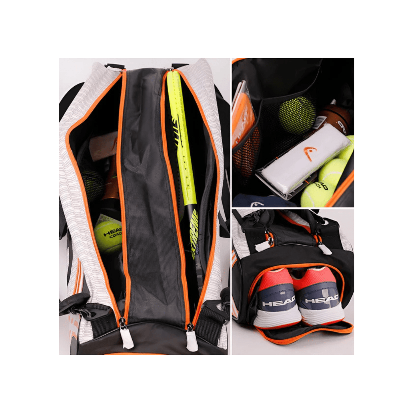 CarryQuest® - Tennistas - Racket Tas - OranjeCarryQuestsimple
