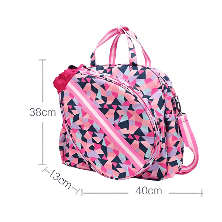 CarryQuest® - Tennistas - Tennis & Badminton Racket Sporttas Dames - Roze