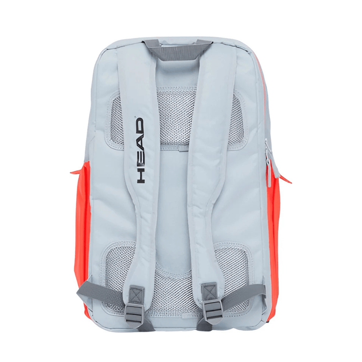 CarryQuest® - Tennistas - Tennis Schoudertas - 2 Rackets + Schoenen + Accessoires - Grijs/Oranje