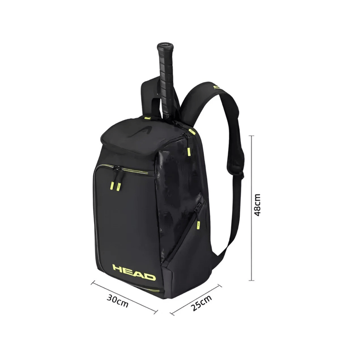 CarryQuest® - Tennistas - Tennis Schoudertas - 2 Rackets + Schoenen + Accessoires - Zwart