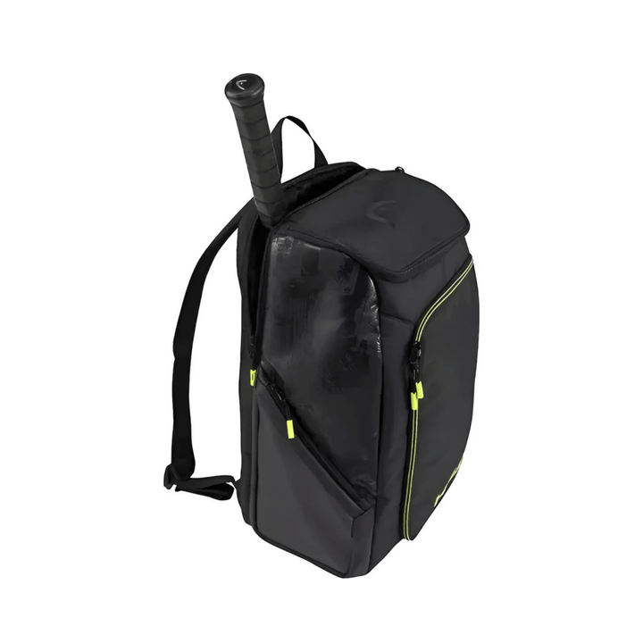 CarryQuest® - Tennistas - Tennis Schoudertas - 2 Rackets + Schoenen + Accessoires - Zwart