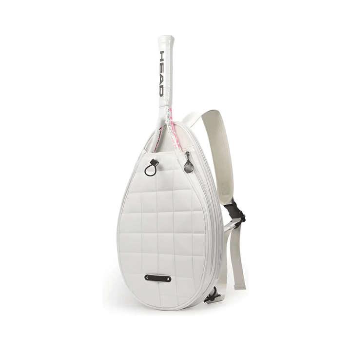 CarryQuest® - Tennistas - Tennis - Sporttas - Racket - Badminton - Tennisracket - Sport - Wit