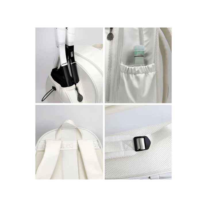 CarryQuest® - Tennistas - Tennisrugzak - Zwart