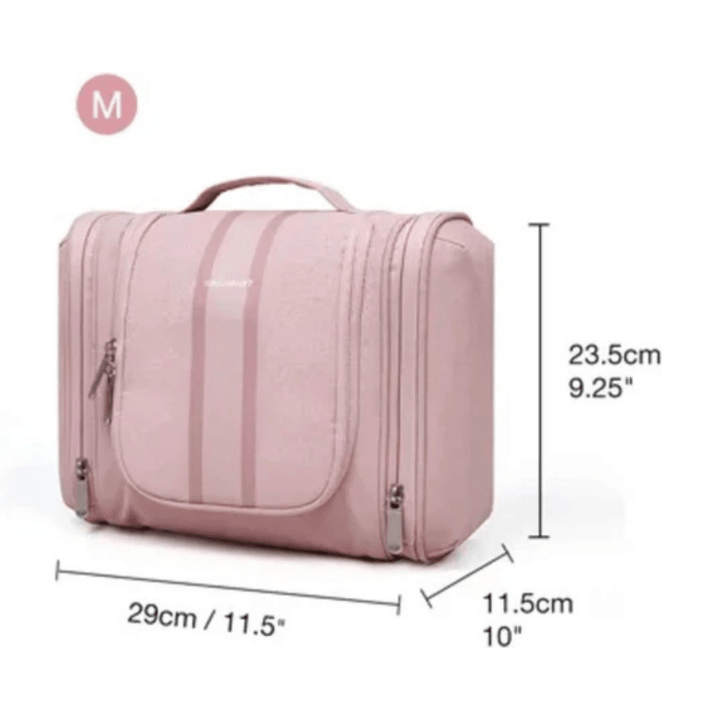 CarryQuest® - Toilettas - Toilettassen - Reistas - Waterdicht - PVC - Transparant - Stijlvol - Grijs