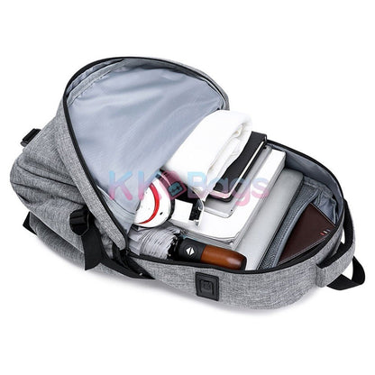 CarryQuest® Transparante Regenboog PU Rugzak – School & Reizen – 26x12x34 cm – Lichtgewicht & WaterbestendigCarryQuest