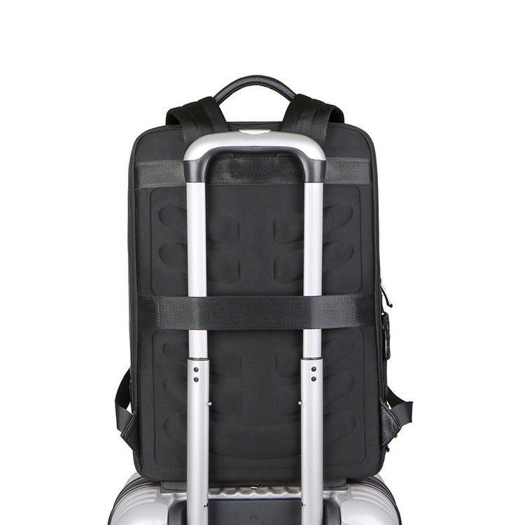 CarryQuest® Uitbreidbare Rugzak - 20 - 35L - Lichtgewicht Leer - Zakelijk & OutdoorCarryQuest®simpleNiet Klaar