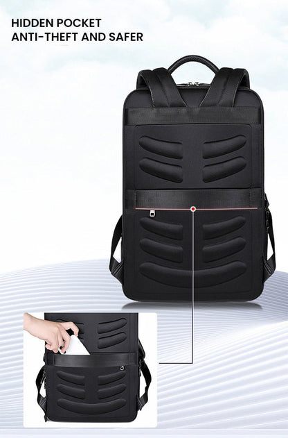 CarryQuest® Uitbreidbare Rugzak - 20 - 35L - Waterbestendig Leer - Perfect voor Werk & WeekendCarryQuest®simpleNiet Klaar