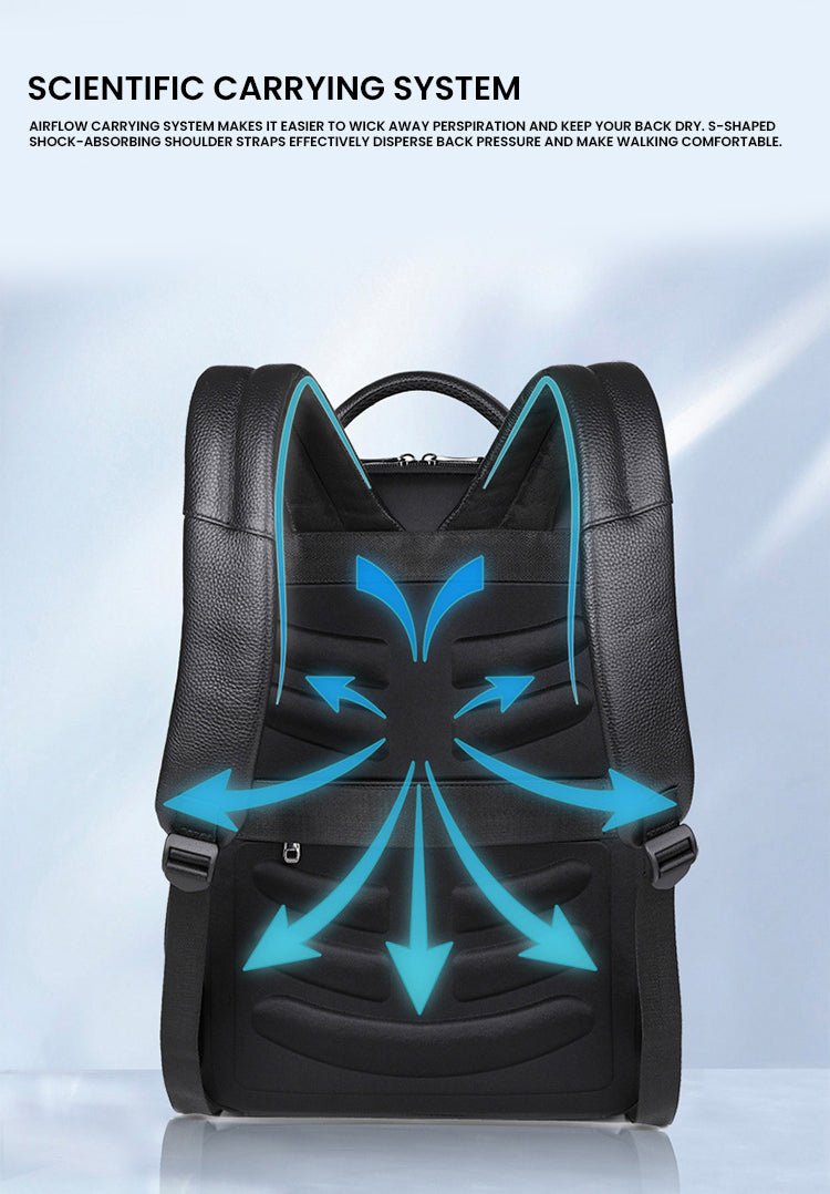 CarryQuest® Uitbreidbare Rugzak - 20 - 35L - Waterbestendig Leer - Perfect voor Werk & WeekendCarryQuest®simpleNiet Klaar